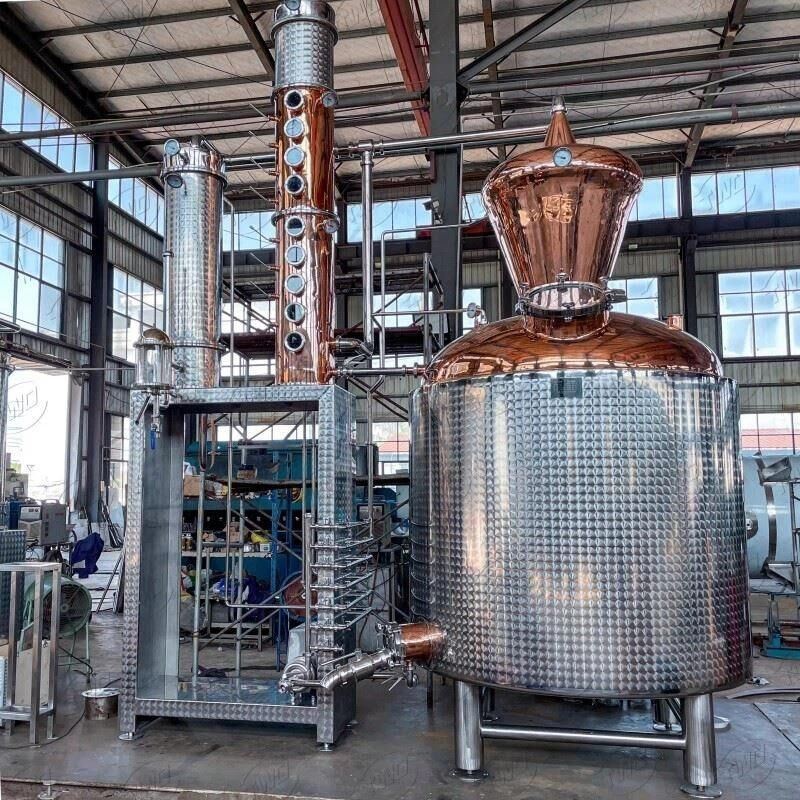 Copper Pot Still For Authentic Rum Making suppliers